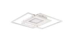 TRIO LED Deckenlampe VIA 50 x 50 cm weiß
