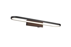 TRIO LED Spiegelleuchte GIANNI 60 cm schwarz