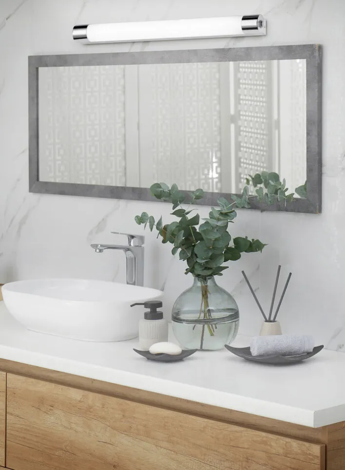 TRIO LED Spiegelleuchte KOLIAN 44 cm chromfarbig