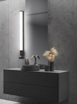 TRIO LED Spiegelleuchte PIERRE 79 cm schwarz