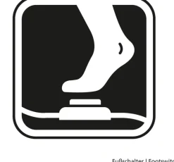 TRIO LED Stehlampe BLAZE 138 cm schwarz /nickelfarbig