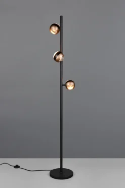 TRIO LED Stehlampe TRS ORBIT 3-flg. schwarz /coffee