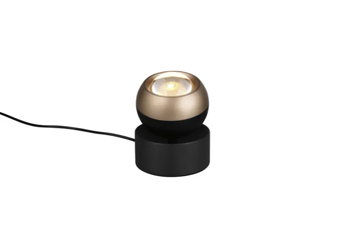 TRIO LED Tischlampe TRS ORBIT schwarz/coffee