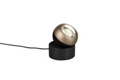 TRIO LED Tischlampe TRS ORBIT schwarz/coffee