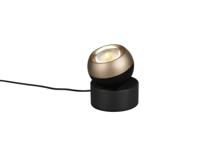 TRIO LED Tischlampe TRS ORBIT schwarz/coffee