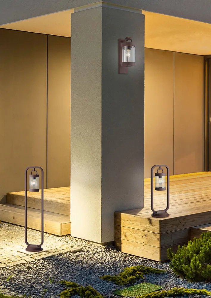 TRIO Retrofit Außenlampe SAMBESI rostfarbig