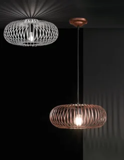 TRIO Retrofit Deckenlampe JOHANN braun