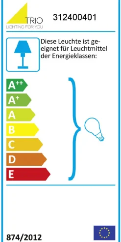 TRIO Retrofit Pendellampe MARLEY 4-flg weiß