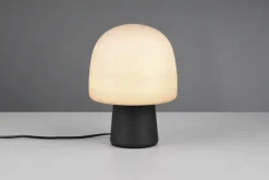 TRIO Retrofit Tischlampe STEEN 27 cm schwarz