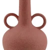 Vase 29 cm mattrot