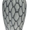 Vase 30 cm schiefergrau