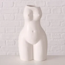 Vase AURICE 17 cm weiß