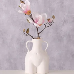 Vase MARYLA 22 cm weiß