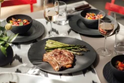 Villeroy & Boch Kombiservice MANUFACTURE ROCK 20-teilig schwarz