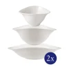 Villeroy & Boch Schalen-Set VAPIANO 6-teilig Porzellan weiß
