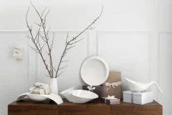 Villeroy & Boch Servierplatte NEW MOON Ø 36,8 cm weiß