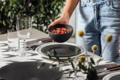 Villeroy & Boch Teller flach /Brotteller Ø 16 cm MANUFACTURE ROCK Schwarzgrau