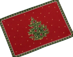 Villeroy & Boch Weihnachtsdeko Platzset TOY´s DELIGHT BAUM 48 x 32 cm Gobelin-Textil rot/mehrfarbig