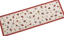 Villeroy & Boch Weihnachtsdeko Tischläufer TOY´s DELIGHT 32 x 96 cm Gobelin-Textil rot/mehrfarbig