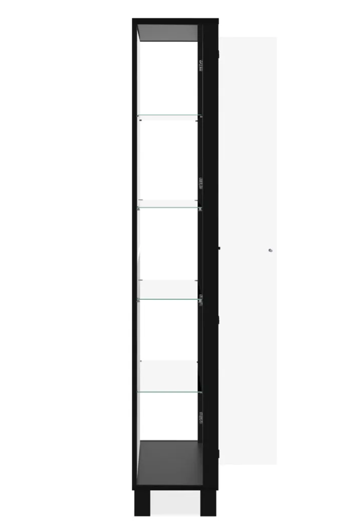 Vitrine ALBI 62 x 189 cm schwarz
