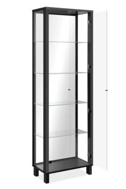 Vitrine ALBI 62 x 189 cm schwarz