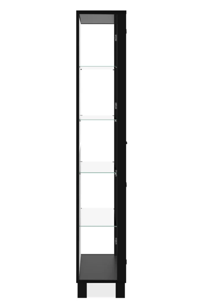 Vitrine ALBI 62 x 189 cm schwarz
