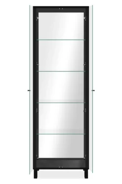 Vitrine ALBI 62 x 189 cm schwarz
