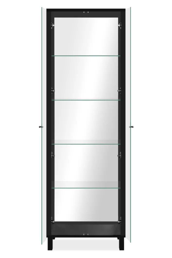 Vitrine ALBI 62 x 189 cm schwarz