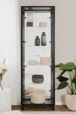 Vitrine ALBI 62 x 189 cm schwarz