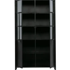 Vitrine EXHIBIT 90 x 170 cm schwarz