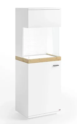 Vitrine LANCASTER I 50 x 146 cm Eiche Artisan