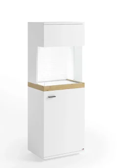 Vitrine LANCASTER II 50 x 146 cm Eiche Artisan