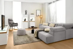 Vitrine LANCASTER II 50 x 146 cm Eiche Artisan