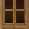 Vitrine LOFT 144 x 206 cm Eiche braun