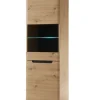 Vitrine TORGE 53 x 197 cm Eiche Artisan Dekor