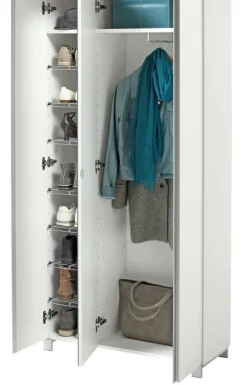 VOSS Dielenschrank SALEA 89 x 193 cm Lack weiß