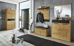 VOSS Garderobenbank LEVIO 86 x 45 x 41 cm Eiche