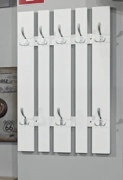 Wandgarderobe 65 x 100 cm Weiß NB
