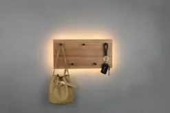 Wandgarderobe ROMY 40 cm braun /schwarz