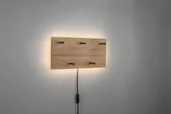 Wandgarderobe ROMY 40 cm braun /schwarz