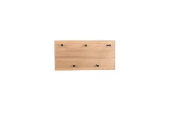 Wandgarderobe SAMANTHA 40x20 cm braun