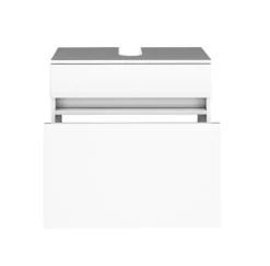 Waschbeckenunterschrank BAABE 60 x 55 cm Weiß matt