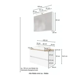 Waschtisch BREGENZ braun