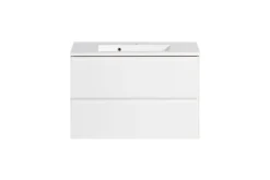 Waschtisch GENT weiß/braun 80cm