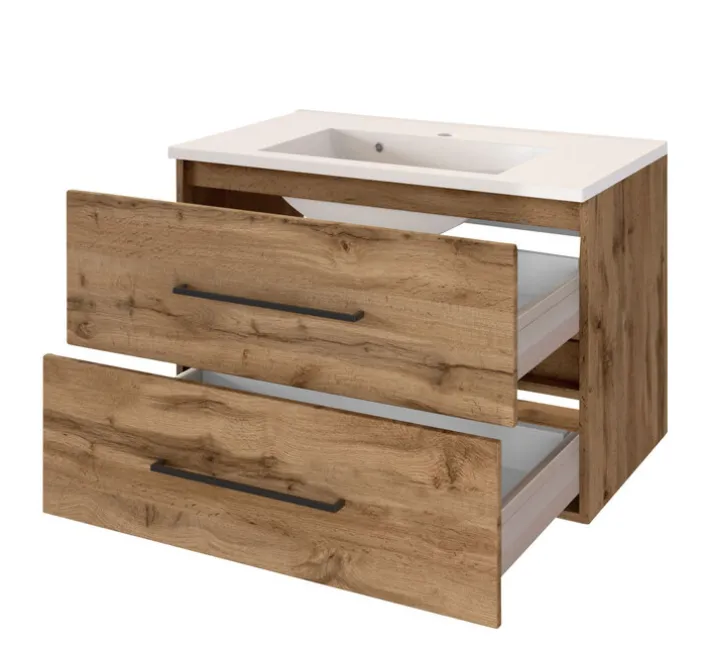 Waschtisch LUZERN 80 x 54 cm Wotan Eiche