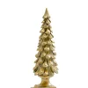 Weihnachtsdeko Tannenbaum CALM & COSY 34 cm goldfarbig