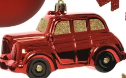 Weihnachtskugeln 25 Teile rot /goldfarbig /grün