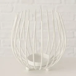 Windlicht Set LAVAL 4-teilig weiß