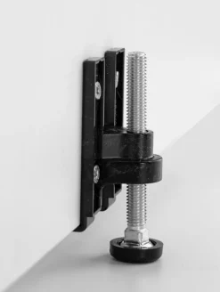 Winkelzeile AALBORG 240 x 240 cm Graphit/ Wotan Eiche Dekor