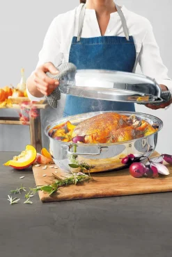 WMF Extrabräter mit Metalldeckel Edelstahl